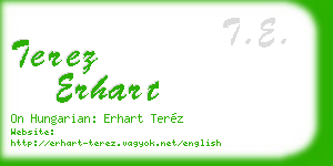 terez erhart business card